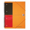 OXFORD International Besprechungsbuch DIN A5+ Liniert Spiralbindung PP (Polyproplylen) Orange Perforiert 160 Seiten 80 Blatt