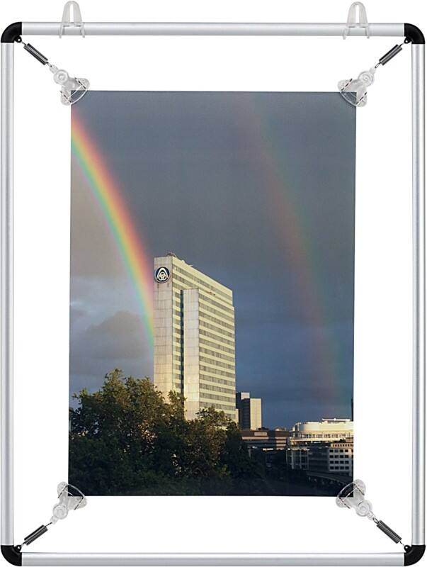 Franken DIN A2 Spannrahmen Silber Aluminium BS1103 52 (B) x 69,4 (H) cm