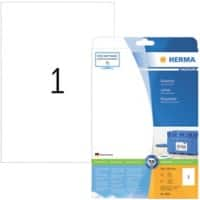 HERMA Universaletiketten 5065 Weiß DIN A4 210 x 297 mm 25 Blatt à 1 Etiketten