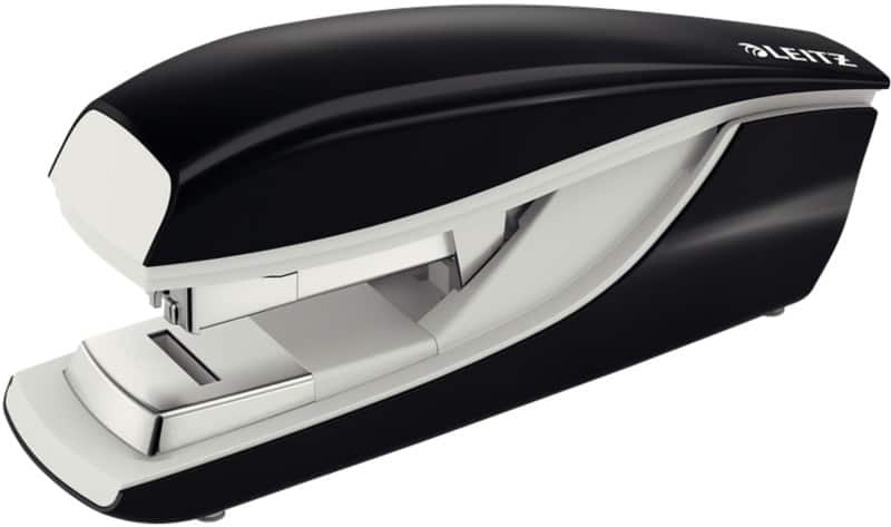 Leitz NeXXt Flachheftgerät 5523 Halbstreifen 40 Blatt Schwarz 24/8, 26/8 Kunststoff, Metall