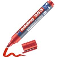 edding 363 Whiteboard Marker Breit Keilspitze Rot