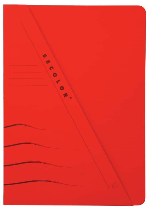 Djois Secolor Dokumentenmappen DIN A4 Rot Pappe