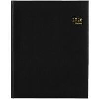 Brepols Concorde Lima Terminplaner 2026 DIN A4 1 Woche / 2 Seiten Deutsch, Englisch, Französisch, Italienisch, Niederländisch, Spanisch Schwarz