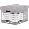 Bankers Box FastFold Archivbox Grau 33,5 (B) x 40,4 (T) x 29,2 (H) cm 10 Stück