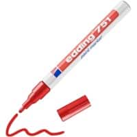 edding 751 Lackmarker Fein Rundspitze Rot