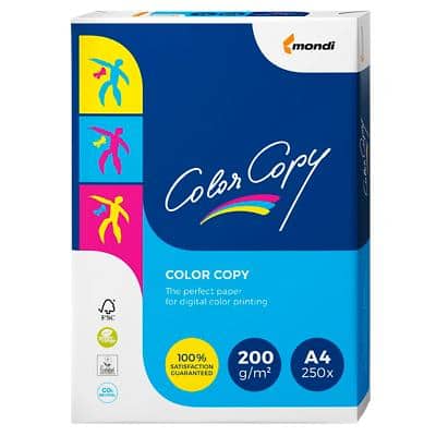 Mondi Color Copy DIN A4 Kopier-/ Druckerpapier 200 g/m² Glatt Weiß 250 Blatt
