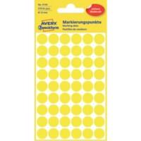 AVERY Zweckform 3144 Markierungspunkte Gelb 5 Blatt à 54 Etiketten