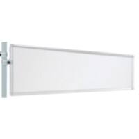 Franken ECO Stellwandtafel Montage mit Klemme Aluminium 1.200 (B) x 900 (H) mm Weiß ECO