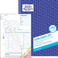 AVERY Zweckform Lieferscheine 721 DIN A5 Perforiert N/A 50 Blatt