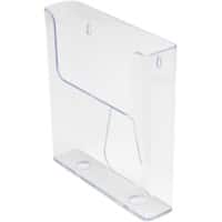 Deflecto DIN A5 Prospektständer Wandmontiert Transparent 76301 16,9 x 4,2 x 17,9 cm