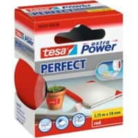 tesa Gewebeband extra Power Perfect Rot 38 mm (B) x 2,75 m (L) Stoff