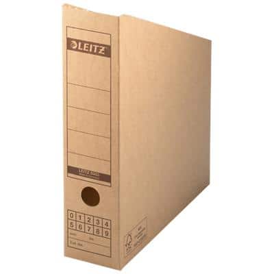 Leitz Premium Archiv-Stehsammler 6083 700 Blatt A4 Naturbraun Karton 8 x 27 x 32,5 cm
