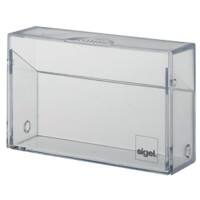 Sigel Visitenkartenbox VA110 Spezial 100 Karten Transparent 9,5 x 3 x 6 cm