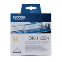 Brother DK-11204 Authentic Mehrzwecketiketten Selbstklebend Weiß 17 x 54 mm 400 Etiketten