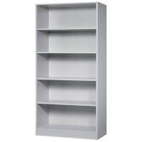 Hammerbacher Melaminharzbeschichtete Spanplatte Regal 4 Fachböden 1.000 x 400 x 2.004 mm Grau