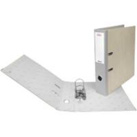 Biella Breit Ordner DIN A4 70 mm Grau 2 Ringe Kunststoff Wolkenmarmor