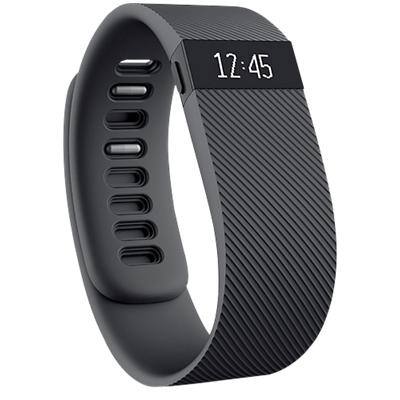 Fitbit Fitness-Schlaf-Armband Charge HR Large Schwarz