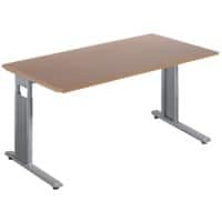 Geramoebel Schreibtisch Speed Office Buche 1.600 x 800 x 820 x 68 - 82 mm