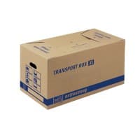tidyPac TRANSPORT BOX extrastrong Umzugskarton Pappkarton 360 (B) x 690 (T) x 370 (H) mm Braun 10 Stück