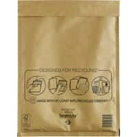 Mail Lite Luftpolster-Versandtaschen G/4 240 (B) x 340 (H) mm Abziehstreifen Goldgelb 50 Stück