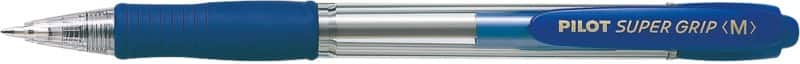 Pilot Super Grip Einziehbar Kugelschreiber Blau 0.4 mm Mittel Kegelförmig Nachfüllbar