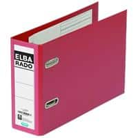 ELBA Rado Plast Ordner DIN A5 75 mm Rot 2 Ringe 100022637 Pappkarton, PP (Polypropylen) Querformat