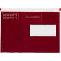 Elco Quick Vitro Versandtaschen DL Rot PE (Polyethylen) 50 Mikron 250 Stück