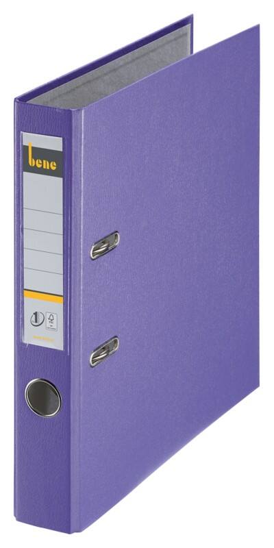 Bene No.1 Power Schmal Ordner DIN A4 52 mm Violett 2 Ringe 291600 Kunststoff Hochformat