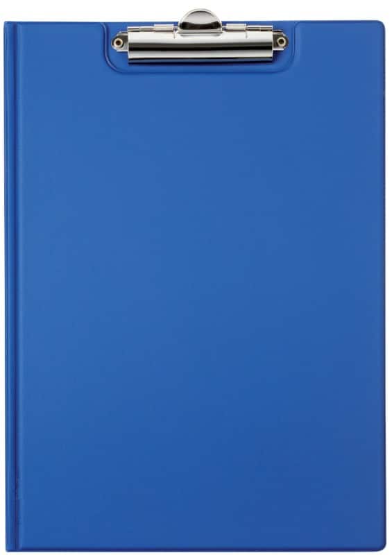 DURABLE Klemmbrettmappe DIN A4 PVC (Polyvinylchlorid) Blau Hoch 235707