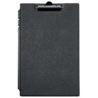 DURABLE Klemmbrettmappe Schwarz DIN A4 26,3 x 38,5 x 38,5 cm Verstärkte Weichfolie