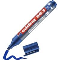 edding 363 Whiteboard Marker Breit Keilspitze Blau