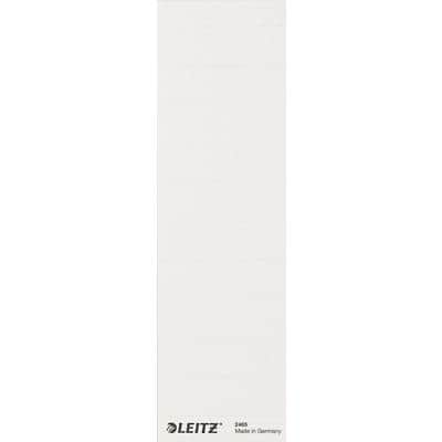 Leitz Beschriftungsschilder 2456 Für Vollsichtreiter 2455 3-zeilig beschriftbar Weiß Karton 5 x 1,5 cm 100 Stück
