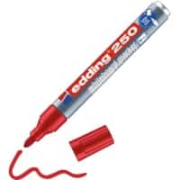edding 250 Whiteboard Marker Mittel Rundspitze Rot