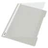 Leitz Standard Plastik-Schnellhefter 4191 DIN A4 PVC 60 Blatt Grau