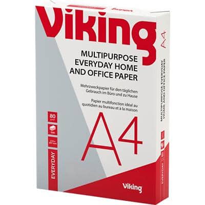 Viking Everyday DIN A4 Kopier-/ Druckerpapier 80 g/m² Glatt Weiß 500 Blatt