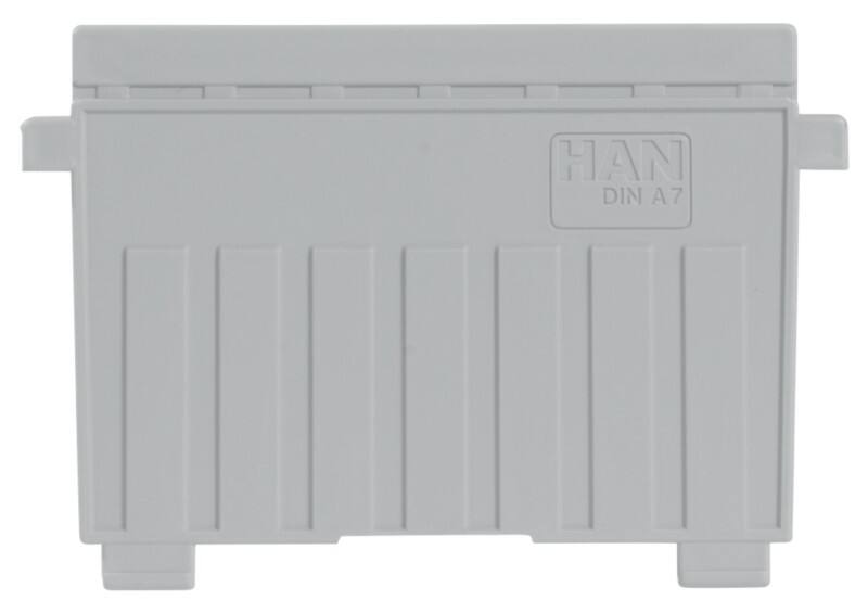 HAN Trennplatten DIN A7 Lichtgrau 10,7 x 8,1 cm 5 Stück