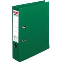 herlitz maX.file Protect plus Ordner DIN A4 80 mm Grün 2 Ringe Pappkarton, PP (Polypropylen) Texturiert