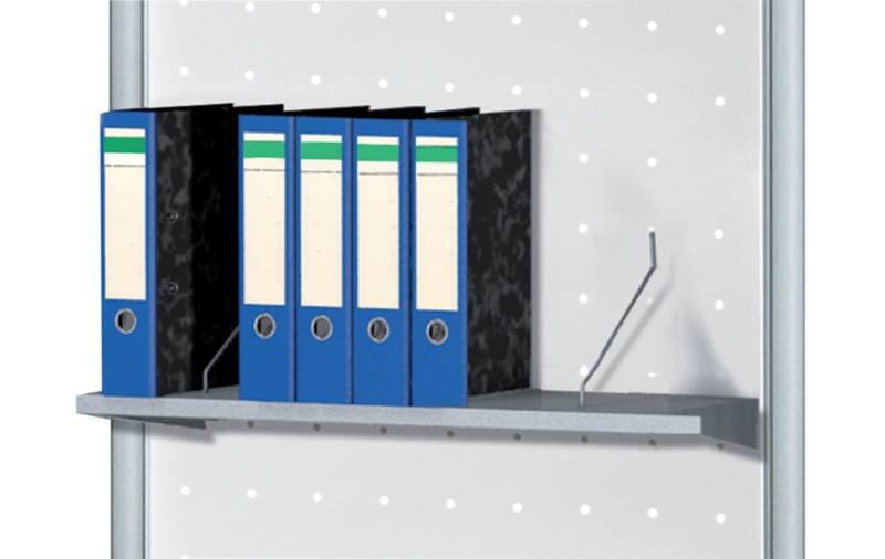 Kerkmann Fachboden Stahl 750 (B) x 300 (T) x 300 (H) mm Grau Metropol