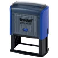 Trodat Personalisierter Textstempel Printy 4926 Blau 3,8 x 7,5 cm
