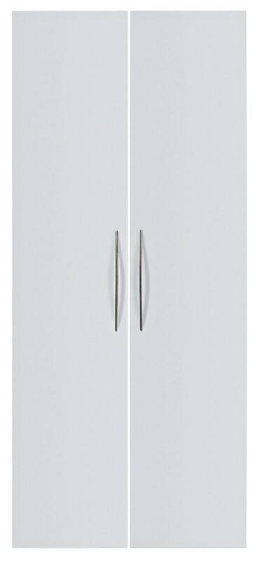 Hammerbacher Schranktüren Matrix Lichtgrau 790 x 16 x 1.840 mm 5 Stück