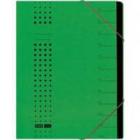ELBA Ordnungsmappe chic DIN A4 Grün Karton 25 x 1,5 x 31,5 cm