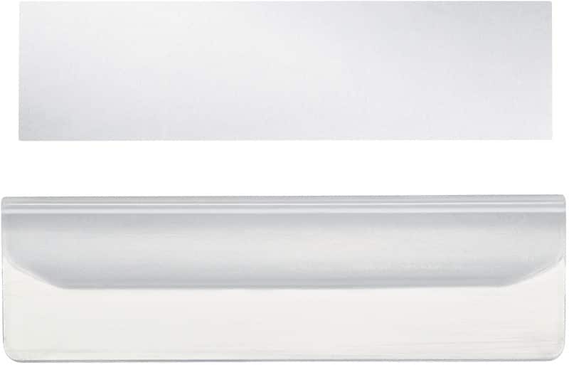 Leitz Beschriftungsschild Polypropylen Transparent 5,5 x 1,5 cm 10 Stück