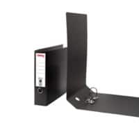 Office Depot Ordner DIN A3 Quer 75 mm Schwarz 2 Ringe Hartpappe Matt Querformat
