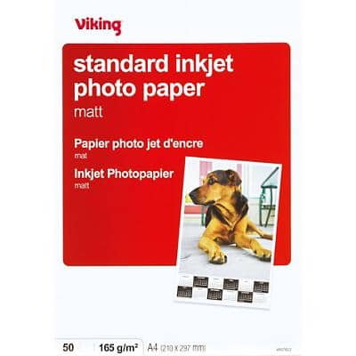 Office Depot Inkjet Everyday Fotopapier Matt DIN A4 165 g/m² Weiß 50 Blatt