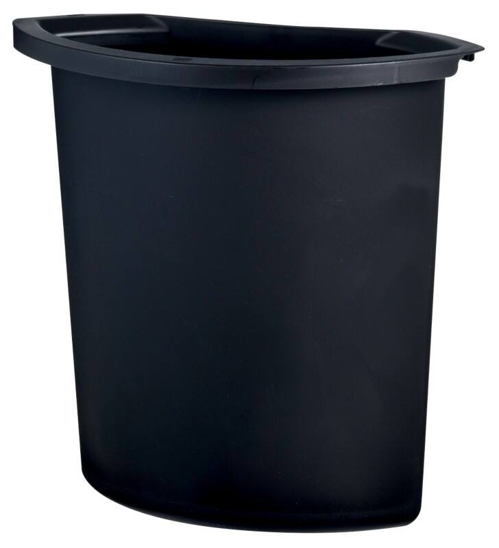 helit Nasseinsatz für Papierkörbe Polyethylen Schwarz 15 x 31,5 x 29,5 cm