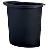 helit Nasseinsatz für Papierkörbe Polyethylen Schwarz 15 x 31,5 x 29,5 cm