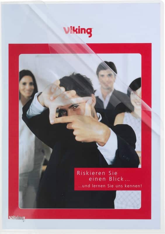 Viking Klarsichthülle DIN A4 Transparent PP (Polypropylen) 21,7 x 4,8 x 29,7 cm 100 Stück 