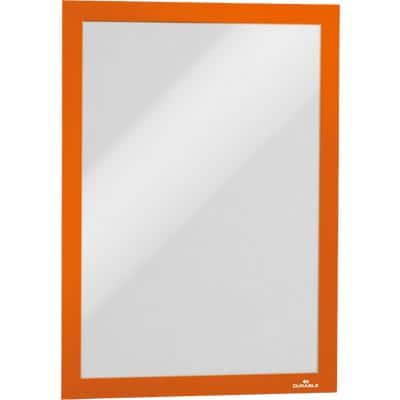 DURABLE Plakatrahmen DURAFRAME Selbstklebend Orange 487209 2 Stück