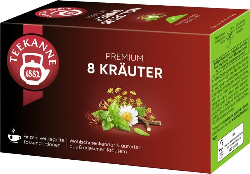 TEEKANNE Premium Koffeinfrei Kräutertee Kräutertee 20 Stück à 2 g