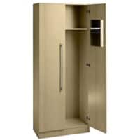 Hammerbacher Garderobenschrank Matrix Ahorn 800 x 420 x 2.004 mm